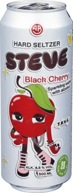 Steve Hard Seltzer Black Cherry 0,5 bx