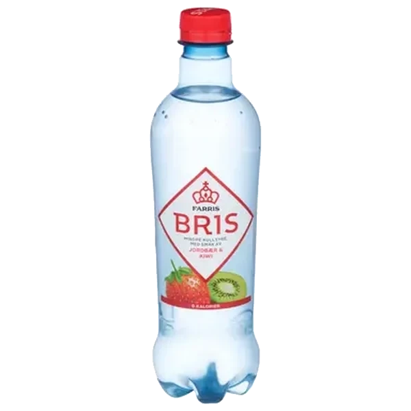 Farris Bris Jordbær Kiwi 0,5l Kasse 24stk