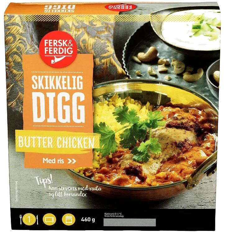 Butter Chicken 460g Fersk&Ferdig