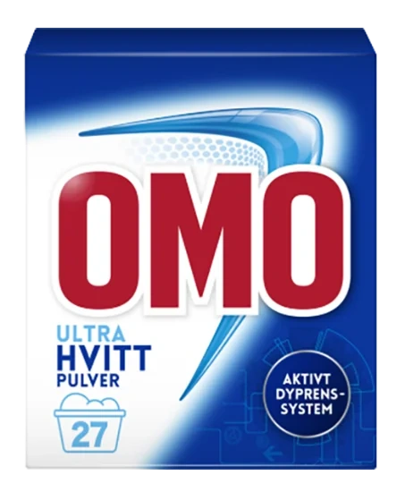 Omo Ultra Hvitt Pulver 1,17kg