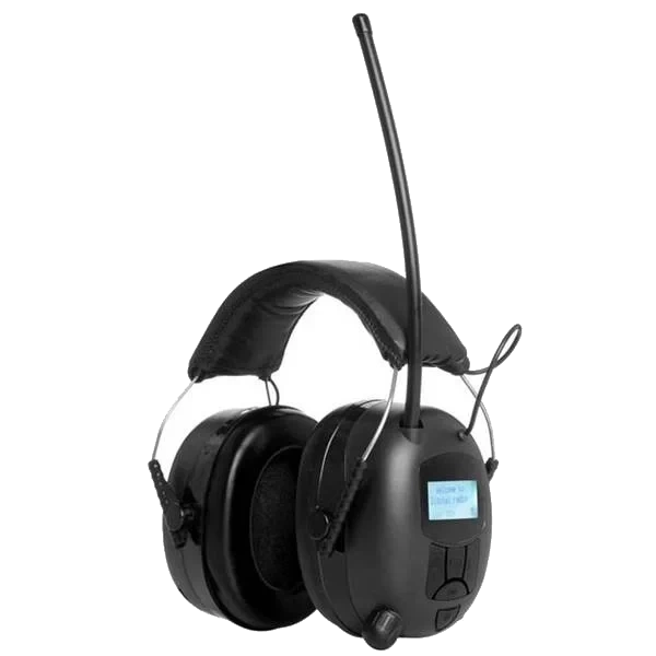 Hørselvern med DAB, FM/AM og Bluetooth