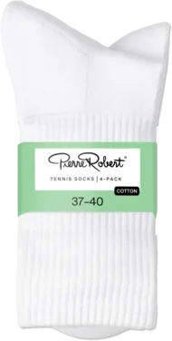 Tennis Socks X4 White 37-40