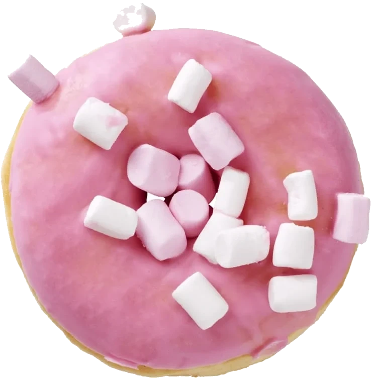 Donut Marshmallows Rosa 59g