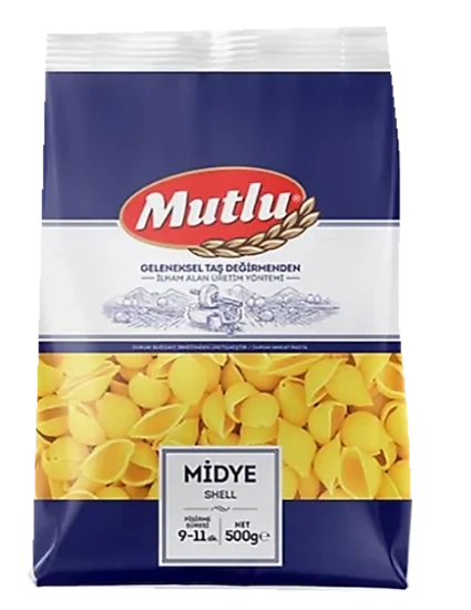 Mutlu Pasta Shell 500g