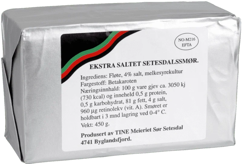 Tine Setesdalssmør 450g