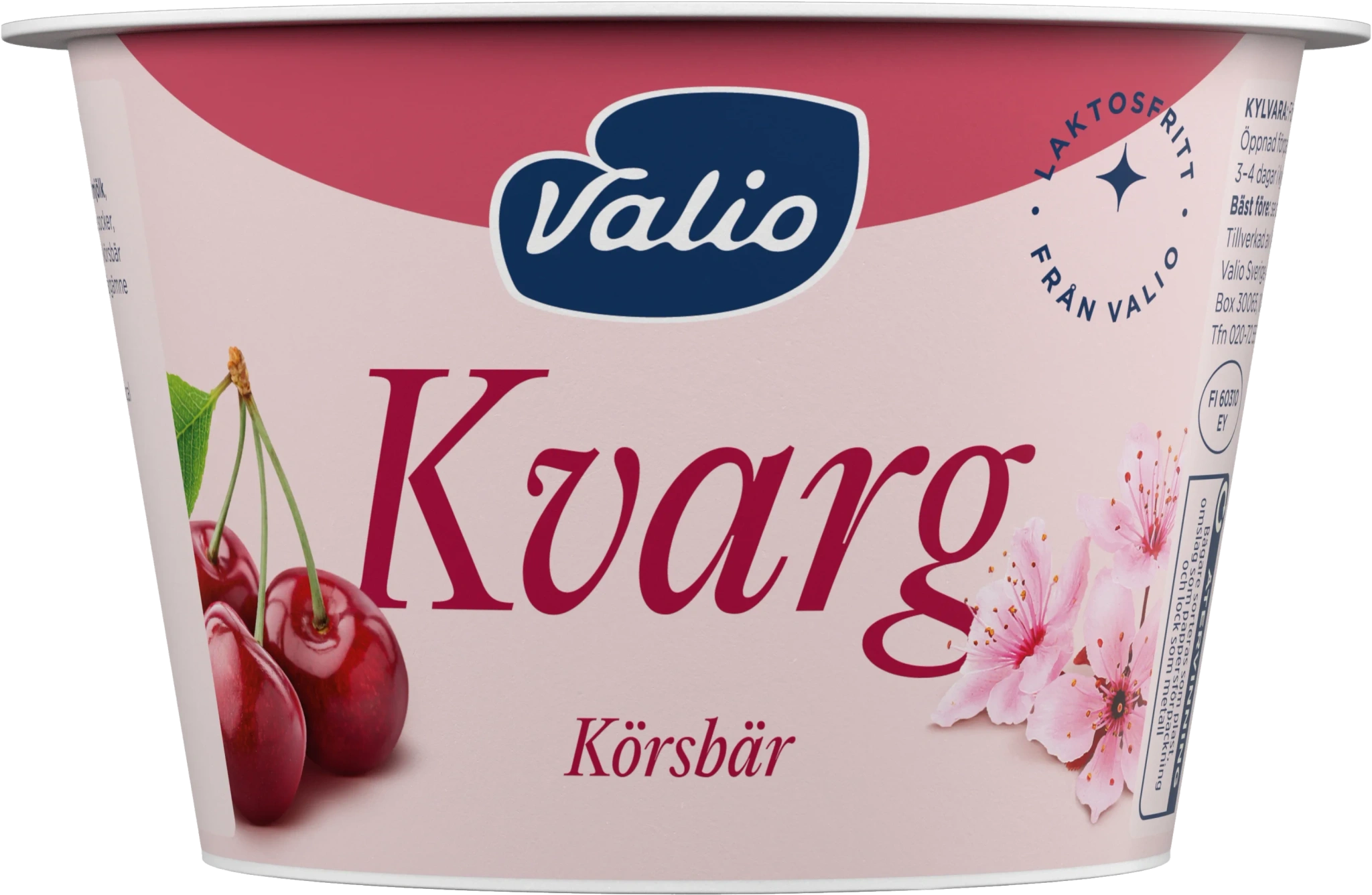 Laktosfri Kvarg Körsbär 7%
