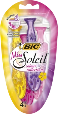 Barberhøvel Miss Soleil Color 4-p Outer