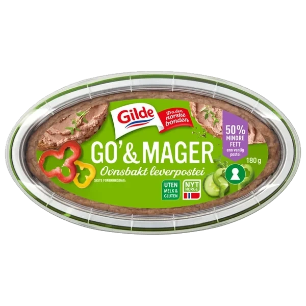 Go & Magrere Postei Ovnsbakt 180g Enh