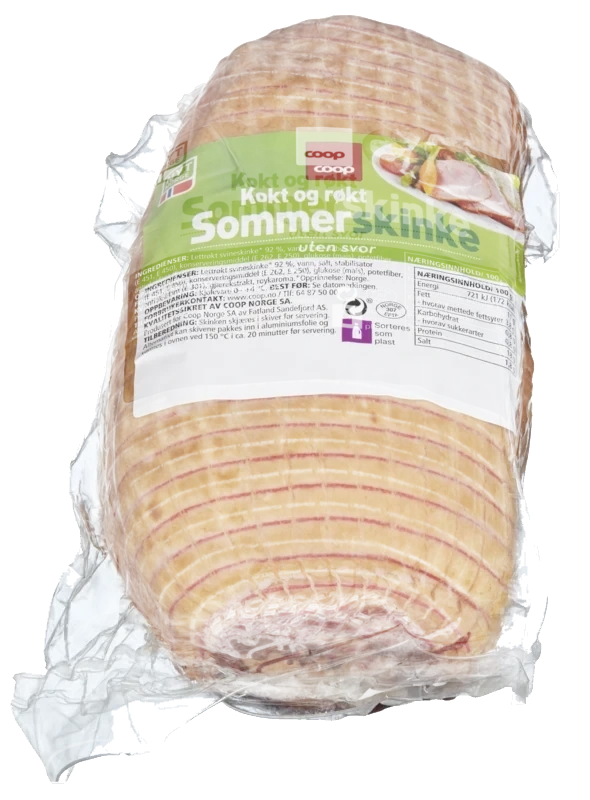 Coop Sommerskinke uten Svor ca 1kg