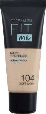 Maybelline New York Fit Me Matte + Poreless Foundation 104 Soft Ivory