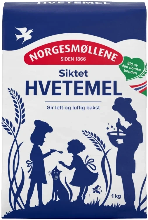 Hvetemel Siktet 1kg Møllerens