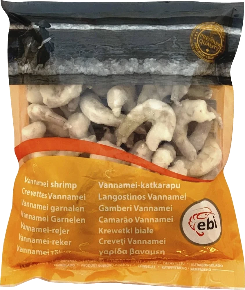 Rå scampi uten skall