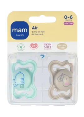 Narresmokk Air 0-6m Silk 2stk Mam