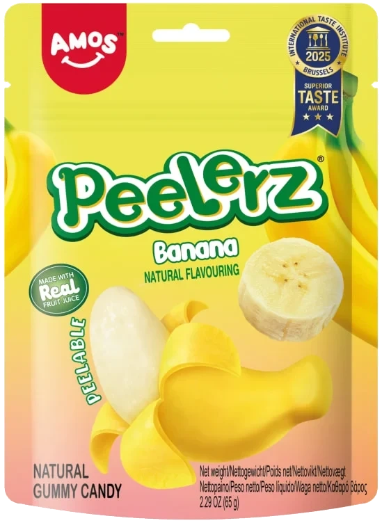 Peelerz Gummy Banana 65g Amos