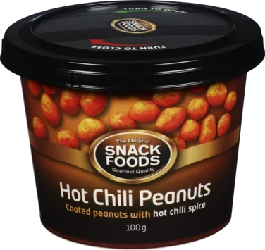 Snacksnøtter Cup Hot Chili 100g