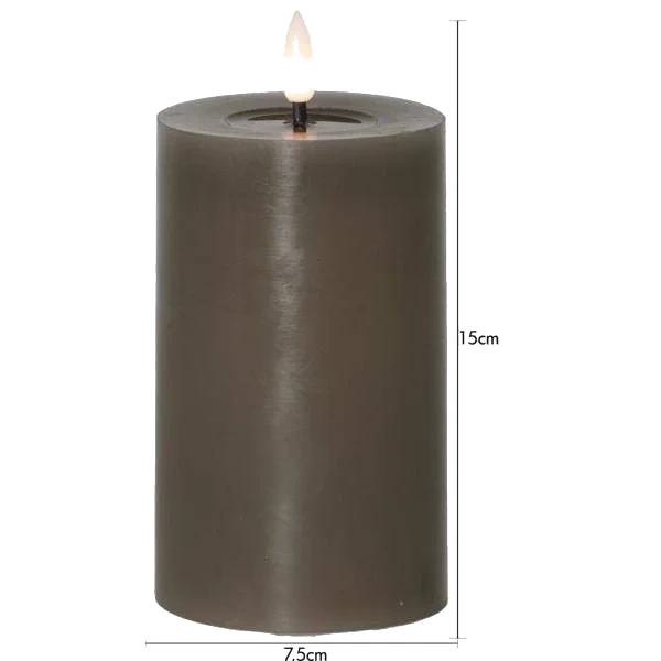 Blockljus LED Flamme Flow Mullvad 12x7,5cm