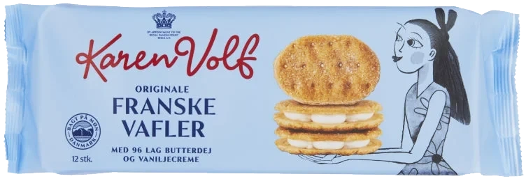 Franske Vafler 160g Karen Volf