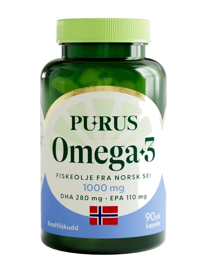 Omega-3 Fiskeolje fra sei 1000 mg