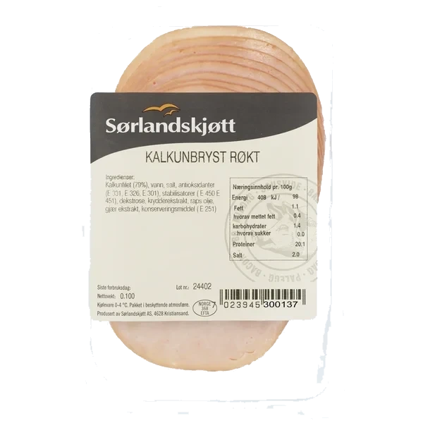 Spis Meg Kalkunfilet Røkt 100g