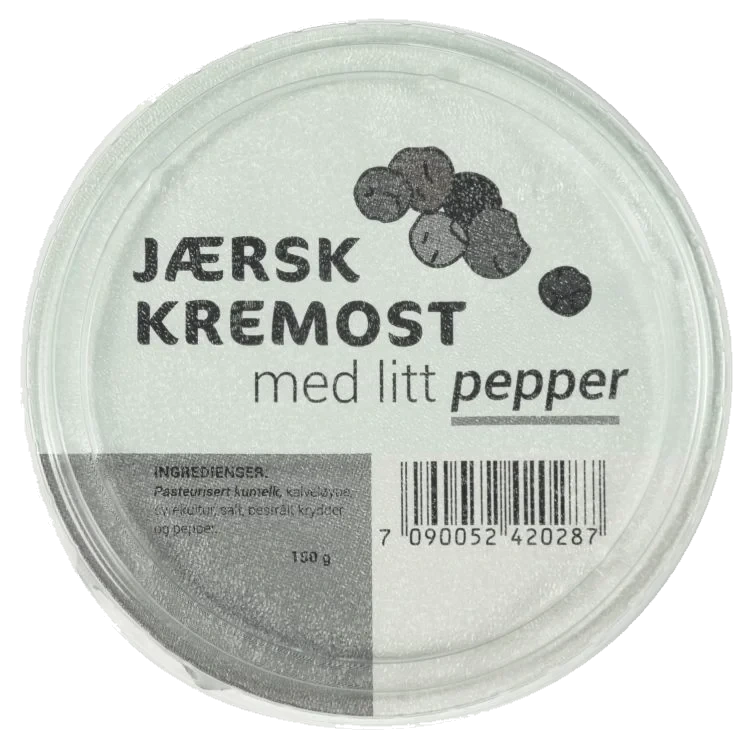 Jærsk Kremost - Pepper 150 g