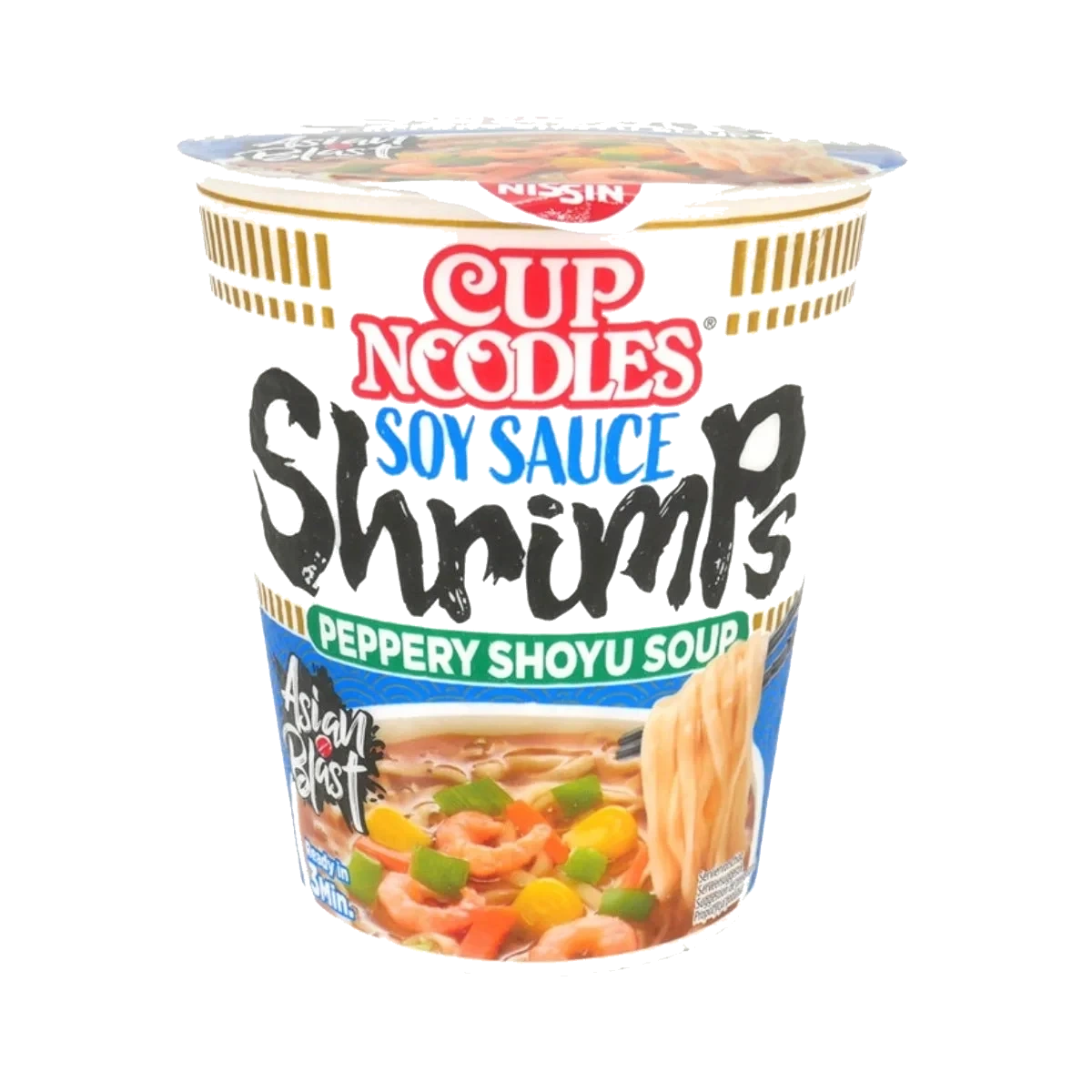 Nissin Cup Noodles Soy Sauce Shrimp 63g