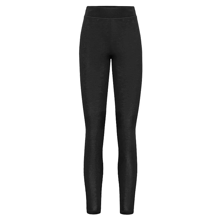 Wool Longs Women Jet Black M Pierre Robert