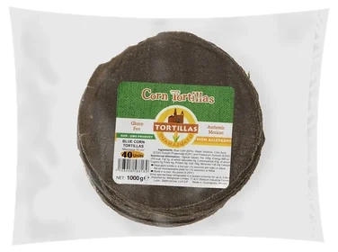 Tortilla Blue Corn 15cm 1kg Guanajuato