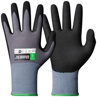 Monteringshanske Nitrilskumbelegg Powerfit Økotex 100 Str 11