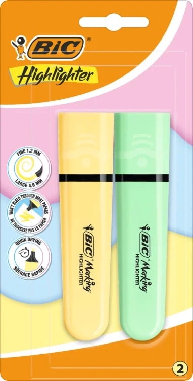Highlighter-Penn Pastel Bic
