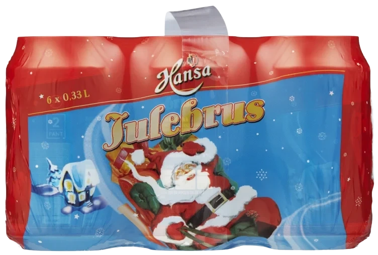 Hansa Julebrus 0,33lx6 boks