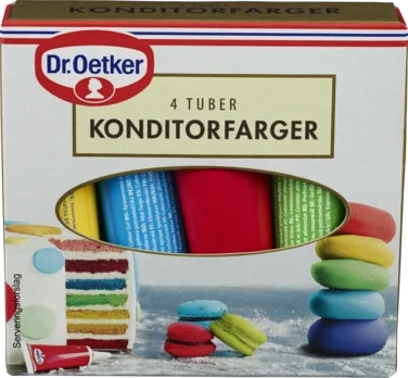 Konditorfarger 4x10g Dr. Oetker