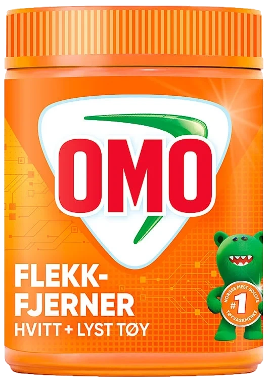 Flekkfjernerpulver Hvitt 460g Omo