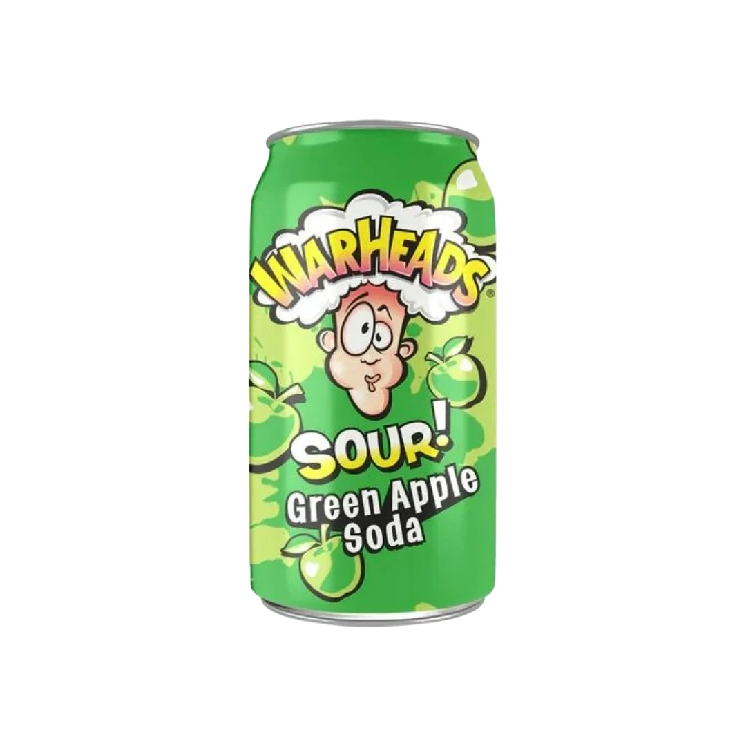Warheads Sour Green Apple Soda 330 ml