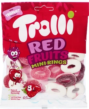 Trolli Red Fruit Mini-Rings 100g