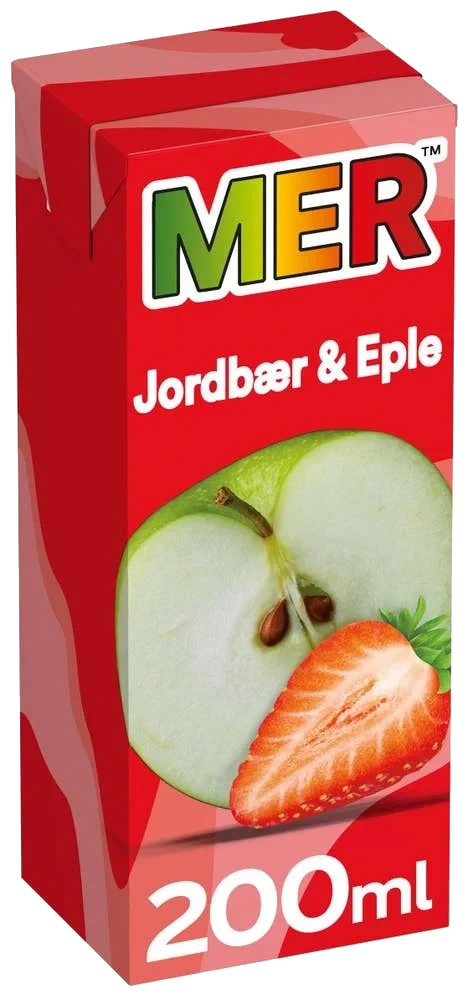 MER Jordbær & Eple