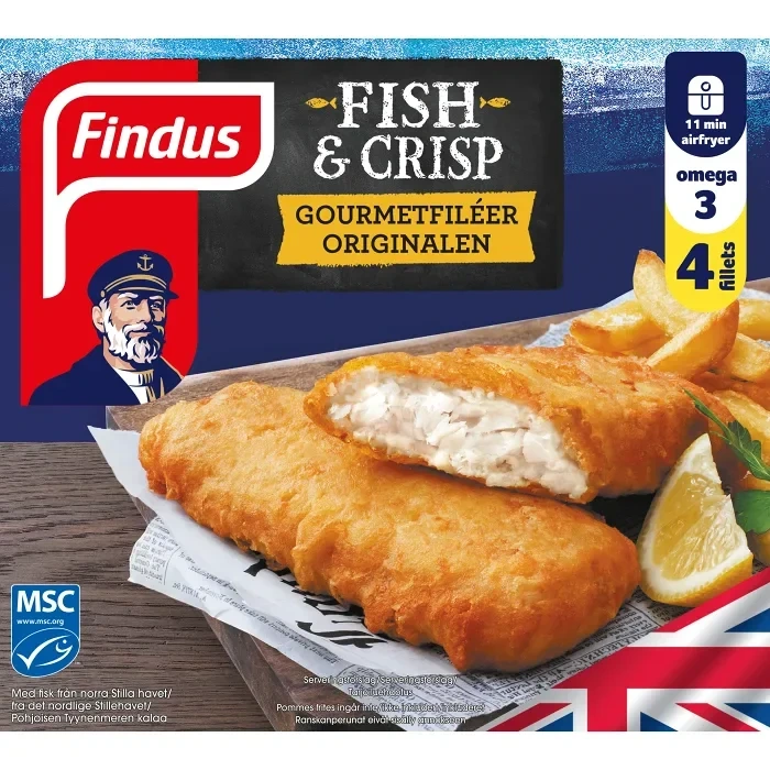 Fish&Crisp Gourmet 480g Findus