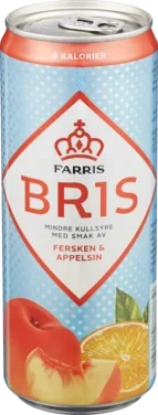 Farris Bris Fersken/Appelsin 0,33l boks