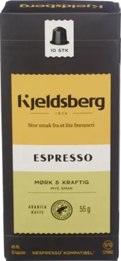 Kaffekapsel Espresso Kjeldsberg