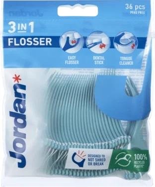 Jordan Tt 3-in-1 Flosser Tråd/skrape/stikker