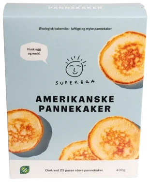 Pannekakemiks Amerikanske Økol 400g Superbra