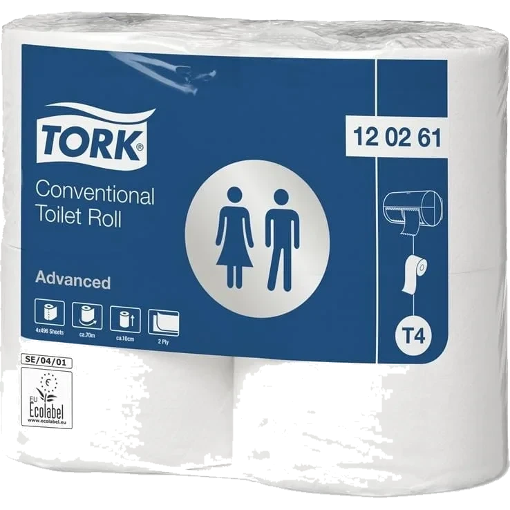 Tork Konvensjonell Toa.Rull 2-Lag (T4) 24stk
