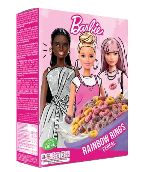 Barbie Rainbow Rings Cereal 200g