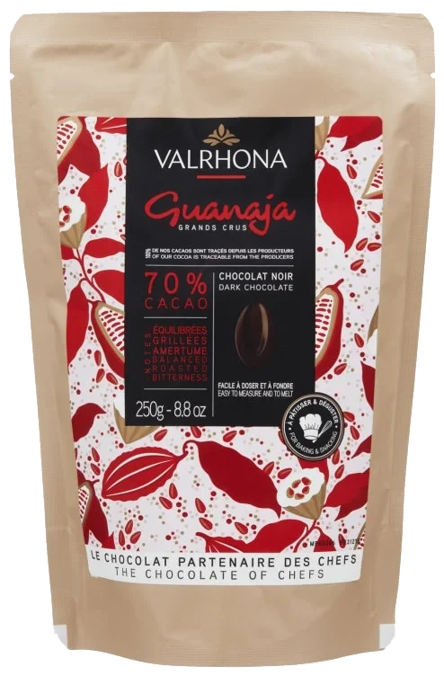 Mørk Sjokolade 70% Guanaja Hjemmebaking 250g Valrhona
