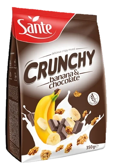 Sante Crunchy Banan&Sjokolade 350g