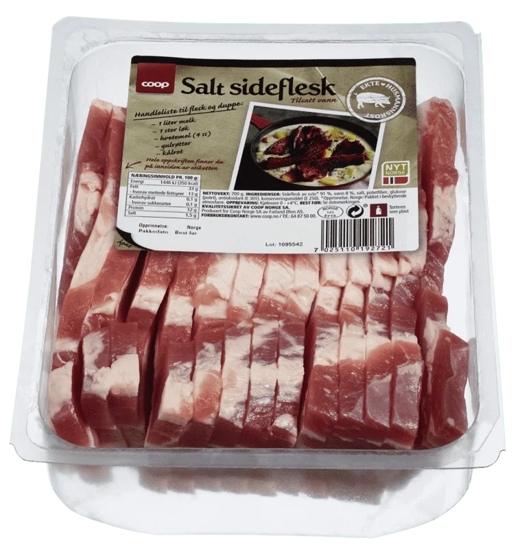 Coop Salt Sideflesk 700g