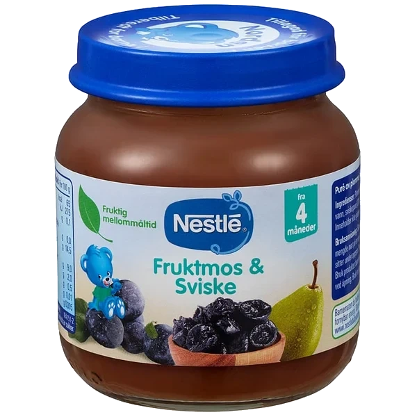 Fruktmos & Sviske 4m 125g