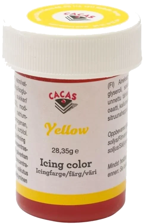 Icingfarge Gul 28g Cacas