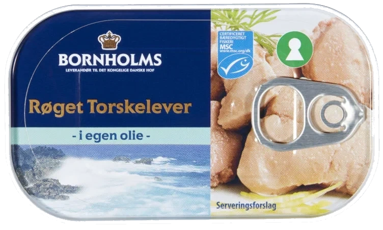 Torskelever i Egen Olje 120g Bornholms