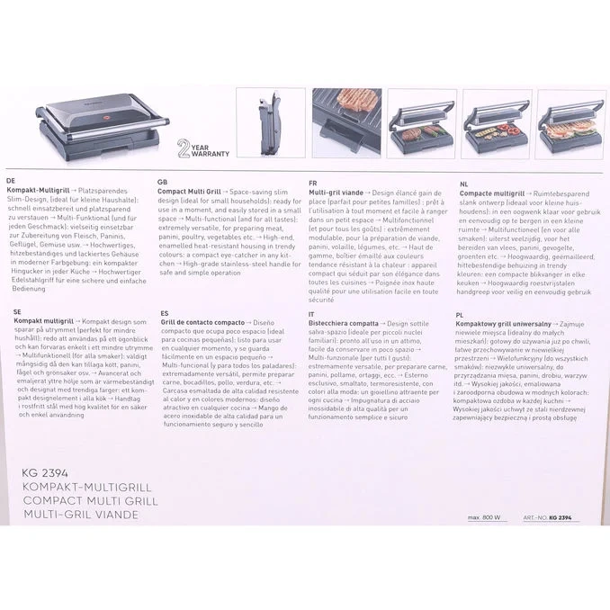 Kompakt Multigrill