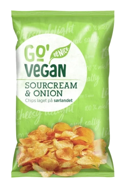 Go'Vegan Chips Sourcream&Onion 175g